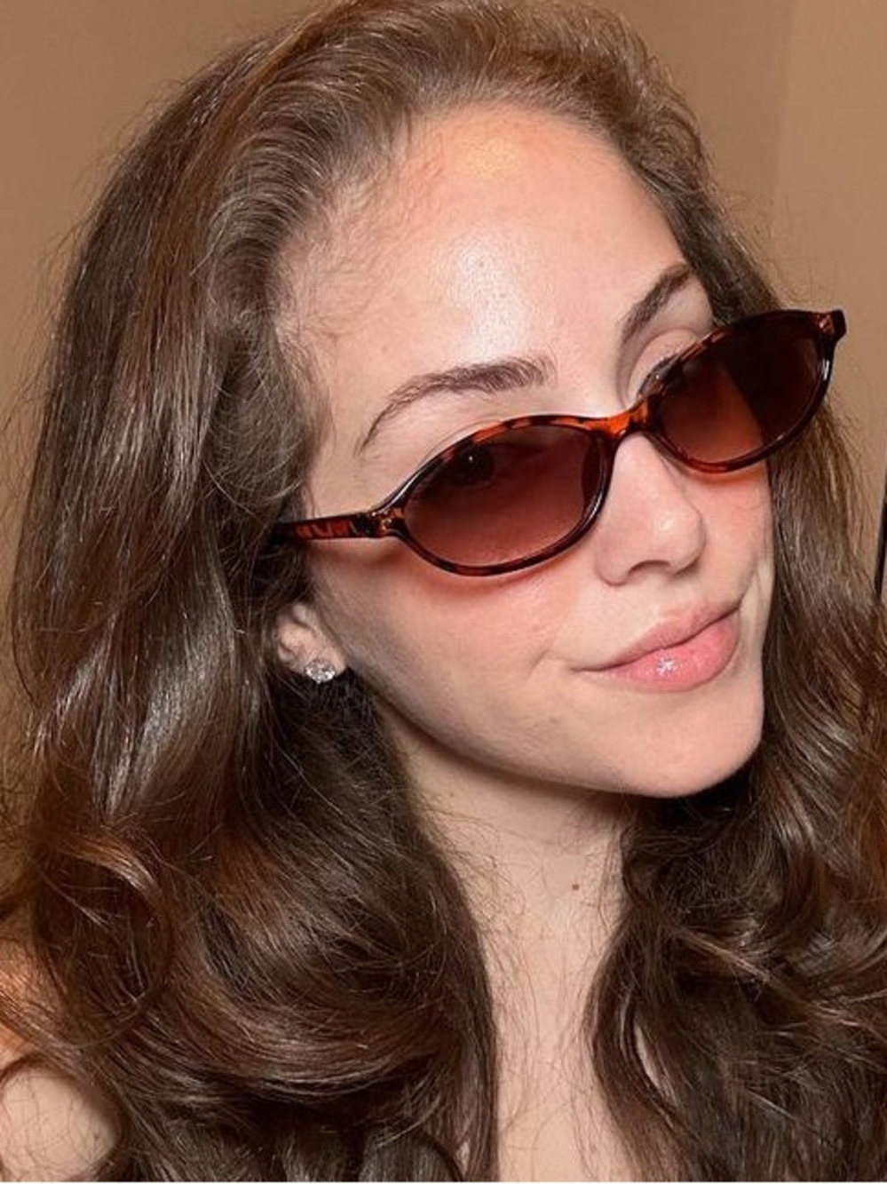 Bernard Tortoiseshell sunglasses oval slim